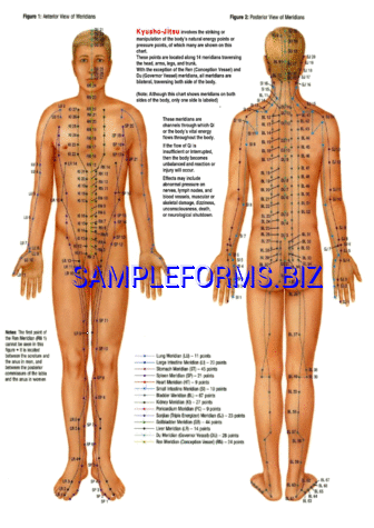 Free Printable Acupressure Points Chart
